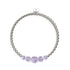 Lilas | Argent | Bracelet Cascade de Verre Luciole