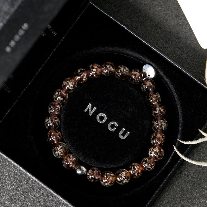 Merlot | Argent sterling .925 | Bracelet Verre Luciole