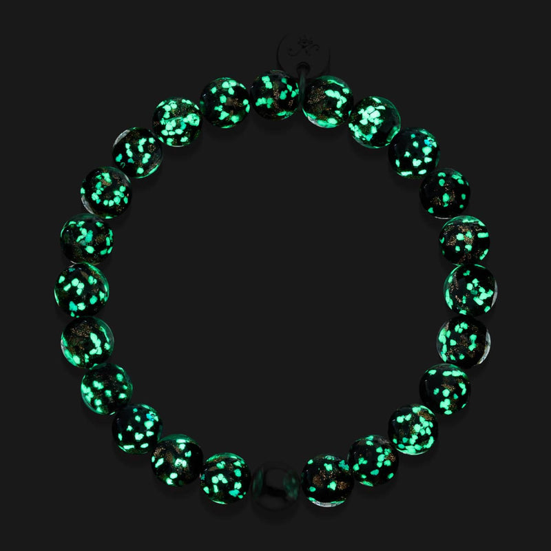 Obsidienne | Argent sterling .925 | Bracelet Verre Luciole