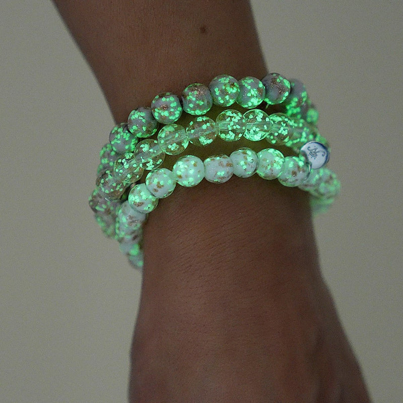 Pervenche | Argent sterling .925 | Bracelet Verre Luciole