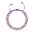 Champs violets | Pervenche x Lilas | Bracelet Verre Double Luciole