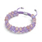 Champs violets | Pervenche x Lilas | Bracelet Verre Double Luciole
