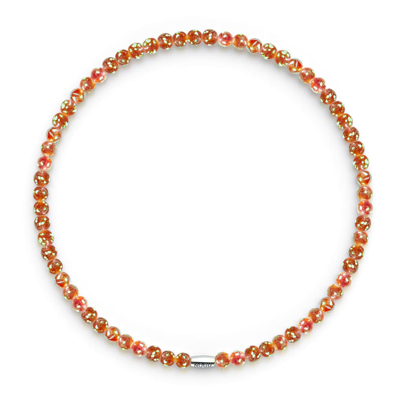 Rubis | Argent sterling .925 | Enveloppe de verre luciole