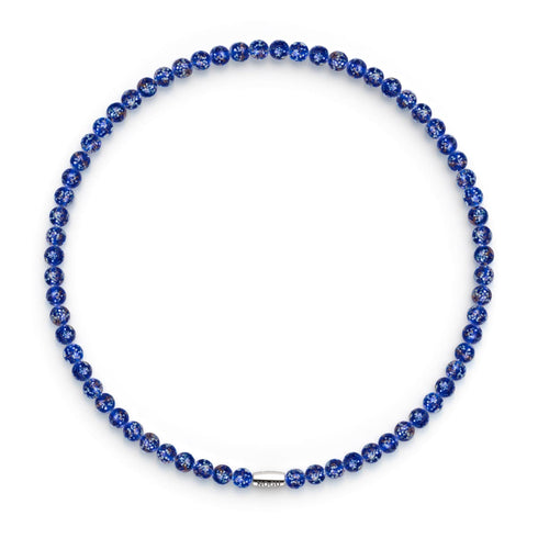 Saphir | Argent sterling .925 | Enveloppe de verre luciole