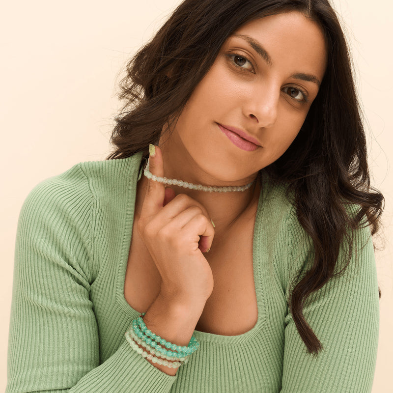 Succulente | Argent sterling .925 | Enveloppe de verre luciole