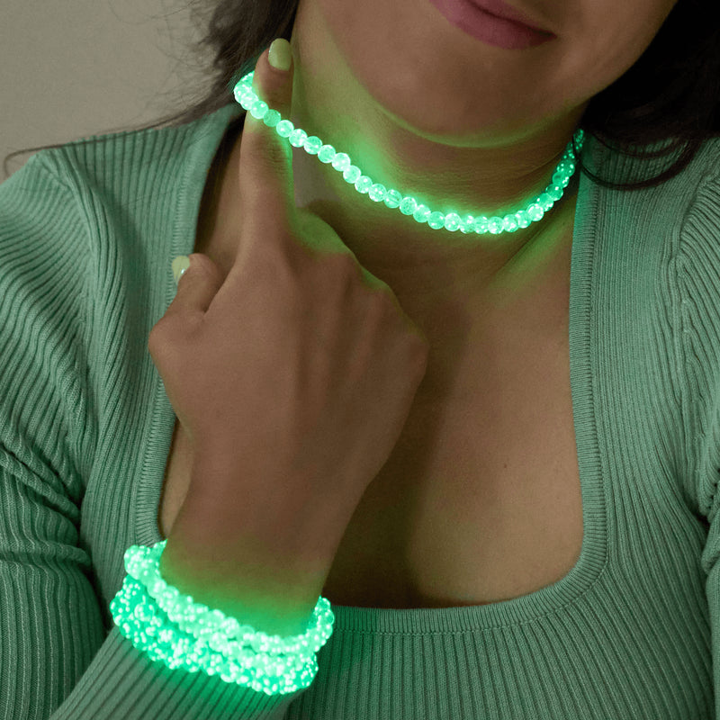 Succulente | Argent sterling .925 | Enveloppe de verre luciole