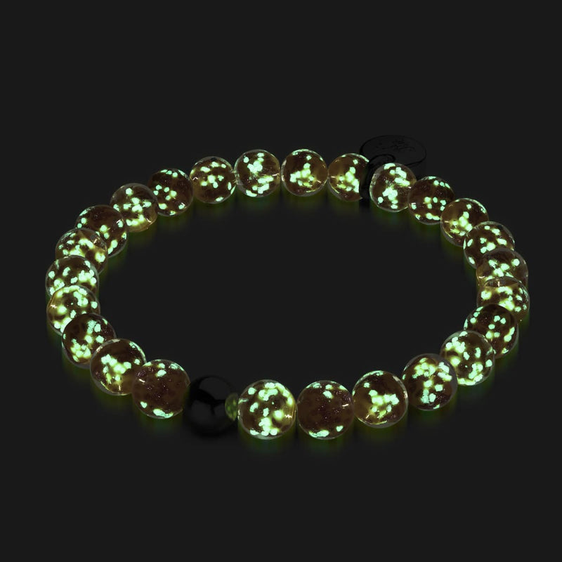 mandarine | Argent sterling .925 | Bracelet Verre Luciole