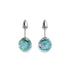 Bleu arctique | Argent sterling .925 | Boucles d'Oreilles Tiges Verre Luciole