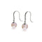 Goyave | Argent sterling .925 | Boucles d'Oreilles Huggie Verre Luciole