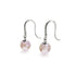 Goyave | Argent sterling .925 | Boucles d'Oreilles Huggie Verre Luciole
