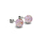 Pervenche | Argent sterling .925 | Boucles d'Oreilles Tiges Verre Luciole