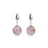 Pervenche | Argent sterling .925 | Boucles d'Oreilles Tiges Verre Luciole