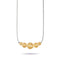 Ambre | Argent sterling .925 | Collier fermoir infini en verre luciole