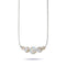 Ivoire | Argent sterling .925 | Collier fermoir infini en verre luciole