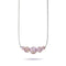 Pervenche | Argent sterling .925 | Collier fermoir infini en verre luciole