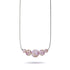 Pervenche | Argent sterling .925 | Collier fermoir infini en verre luciole