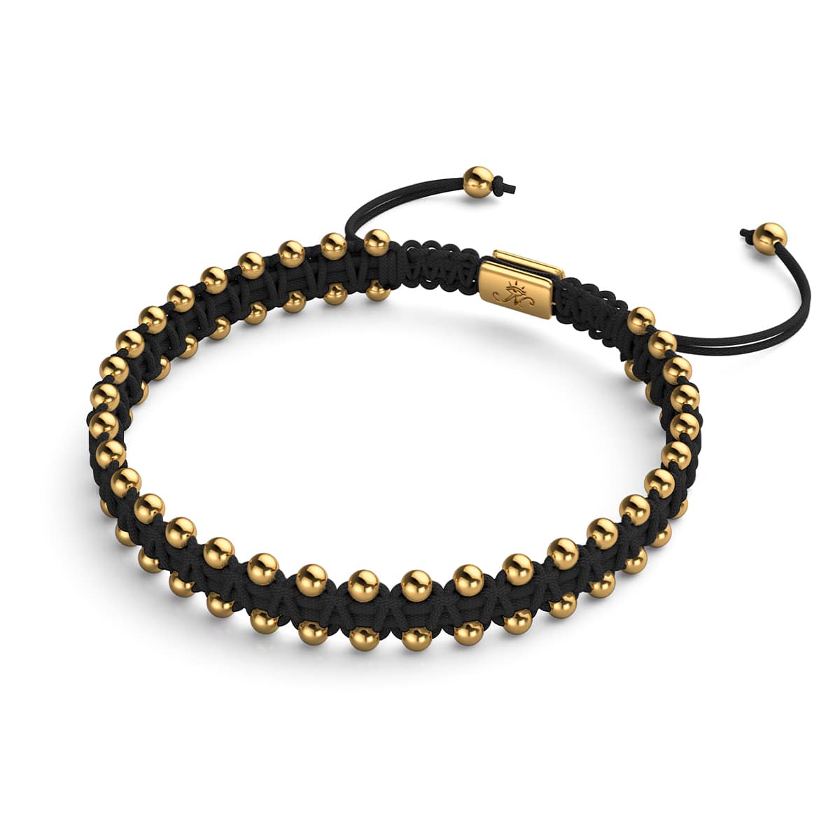 Or x Noir | Bracelet DOT de l'amitié