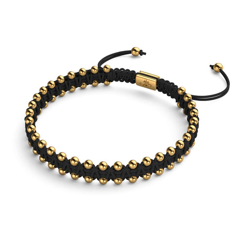 Or x Noir | Bracelet DOT de l'amitié