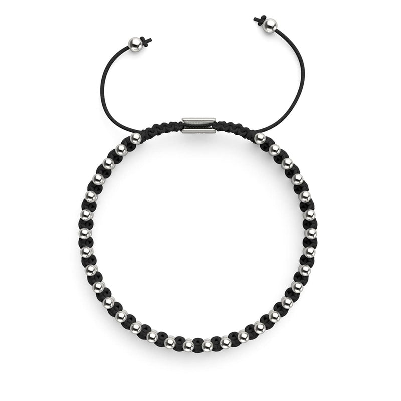 Silver x Black | Friendship DOT Bracelet