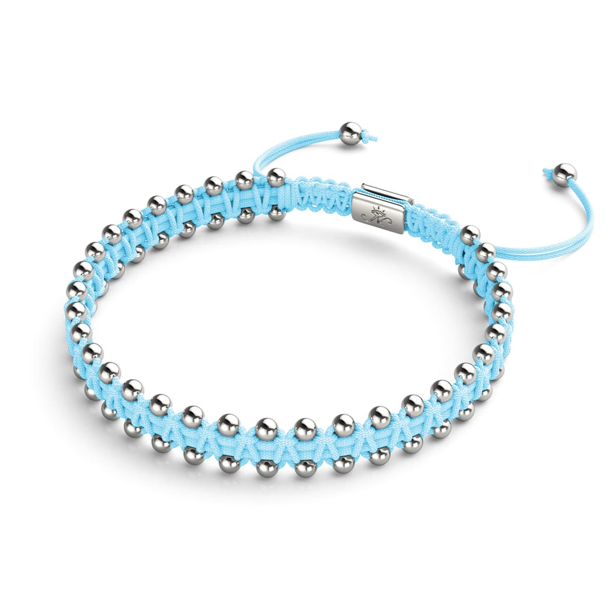 Argent x Bleu ciel | Bracelet DOT de l'amitié
