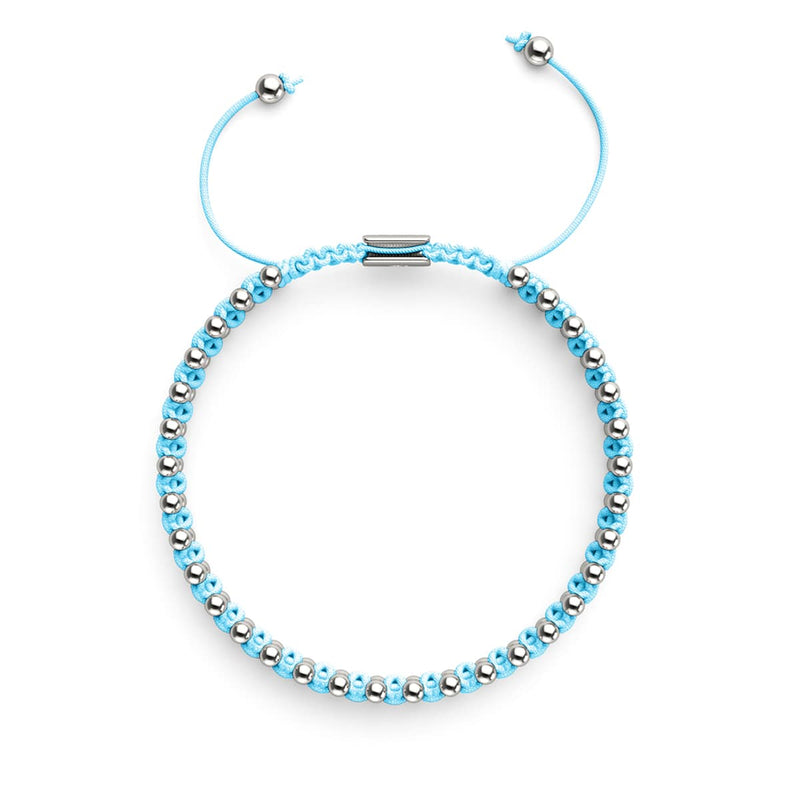Silver x Sky Blue | Friendship DOT Bracelet