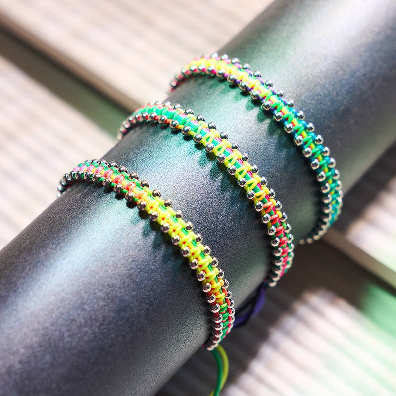 Silver x Spectrum | Friendship DOT Bracelet