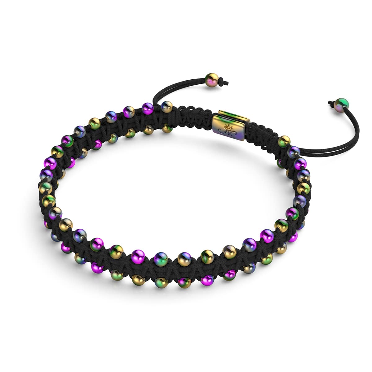 Unicorn Silver x Black | Friendship DOT Bracelet