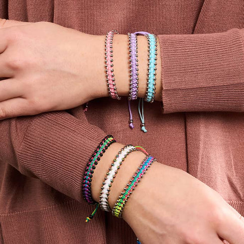 Licorne Argent x Blanc | Bracelet DOT de l'amitié