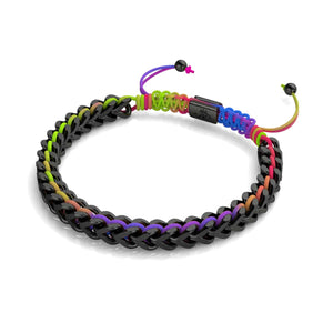 Spectrum x Gunmetal | Gaia Wheat Chain Bracelet