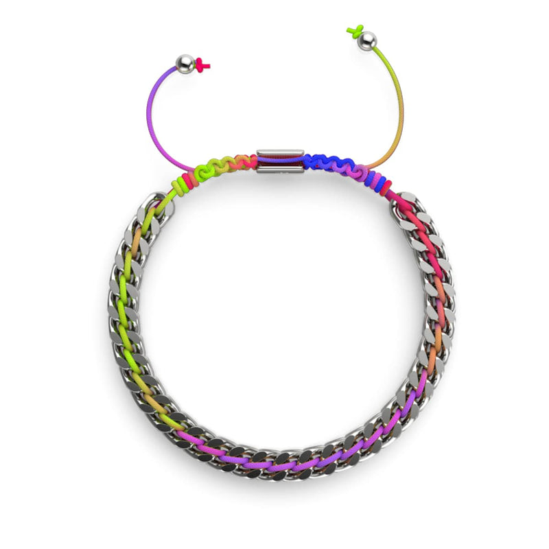 Spectre x Argent | Bracelet chaîne de blé Gaia