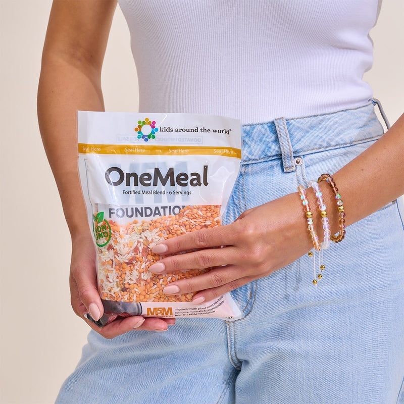 Champagne Supernova | Or | Bracelet de perles en macramé de verre Galaxy