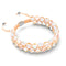 Champagne Supernova | Argent | Bracelet Verre Double Galaxie