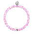 Pink Nebula | .925 Sterling Silver | Galaxy Glass Bead Bracelet