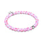 Pink Nebula | .925 Sterling Silver | Galaxy Glass Bead Bracelet