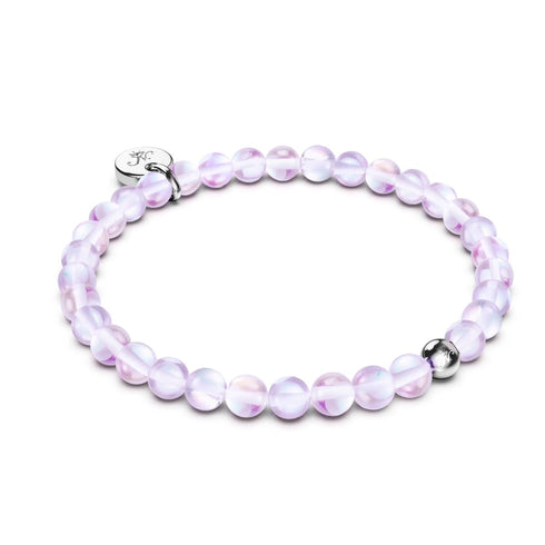 Ultraviolet | Argent sterling .925 | Bracelet de perles de verre galaxie