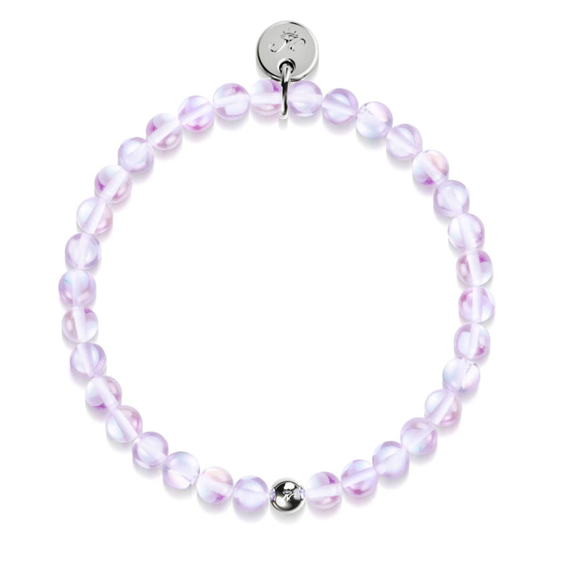 Ultraviolet | .925 Sterling Silver | Galaxy Glass Bead Bracelet