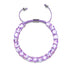 Ultraviolet | Argent | Bracelet Verre Double Galaxie