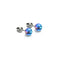 Voie Lactée | Argent sterling .925 | Boucles d'oreilles mini clous Galaxy Glass