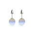 Supernova arc-en-ciel | Argent sterling .925 | Boucles d'Oreilles Verre Galaxie