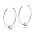 Rainbow Supernova | Silver | Galaxy Glass Hoop Earrings