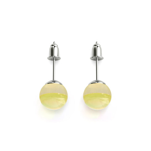 Coup de soleil | Argent sterling .925 | Boucles d'Oreilles Verre Galaxie