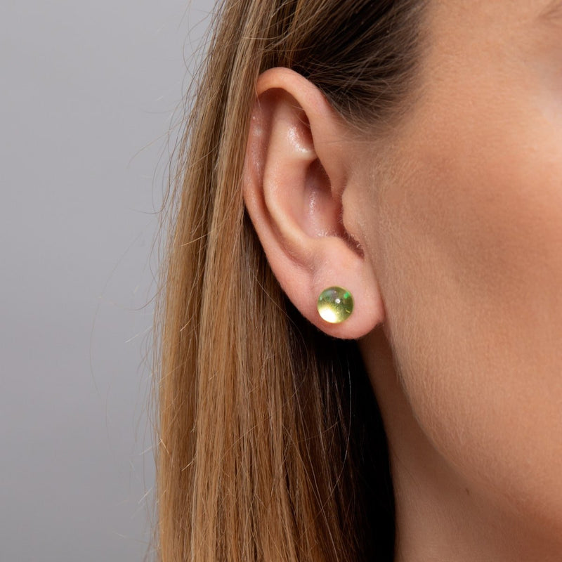 Coup de soleil | Argent sterling .925 | Boucles d'Oreilles Verre Galaxie