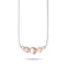 Champagne Supernova | .925 Sterling Silver | Galaxy Glass Infinity Clasp Necklace