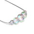 Rainbow Supernova | .925 Sterling Silver | Galaxy Glass Infinity Clasp Necklace