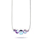 Ultraviolet | Argent sterling .925 | Collier fermoir infini en verre Galaxy