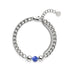 Lapis x Silver | Gemstone Chain Bracelet