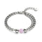 Rose Quartz x Silver | Gemstone Chain Bracelet