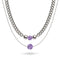 Amethyst x Silver | Gemstone Chain Necklace