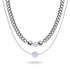 Moonstone x Silver | Gemstone Chain Necklace
