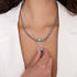 Turquoise x Silver | Gemstone Chain Necklace